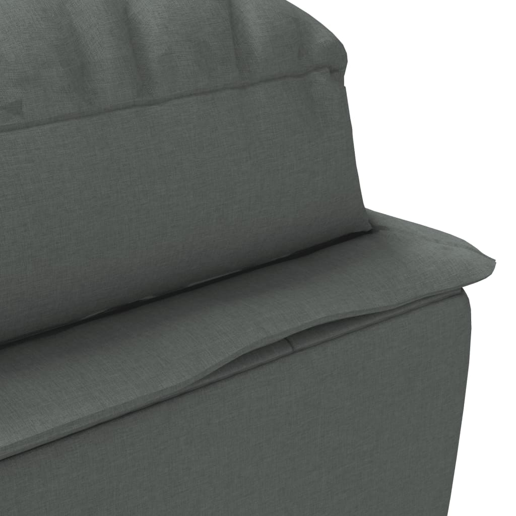 Chaise longue met kussens stof donkergrijs is nu te koop bij PeponiXL, paradijselijk wonen!