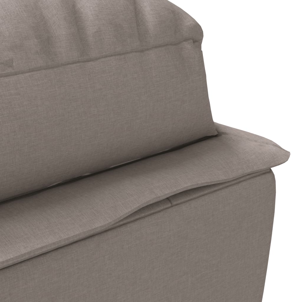 Chaise longue met kussens stof taupe is nu te koop bij PeponiXL, paradijselijk wonen!