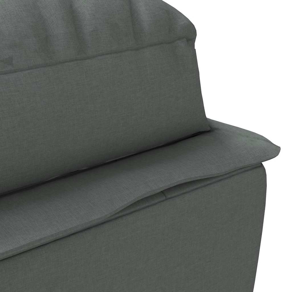 Massage chaise longue met kussens stof donkergrijs is nu te koop bij PeponiXL, paradijselijk wonen!