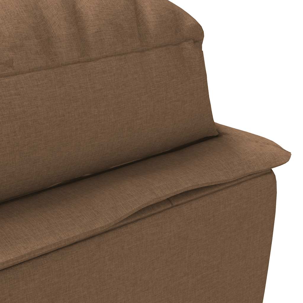 Massage chaise longue met kussens stof bruin is nu te koop bij PeponiXL, paradijselijk wonen!