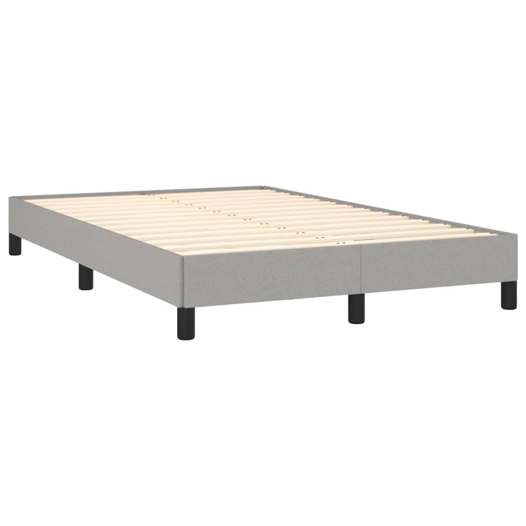 Bedframe zonder matras 120x190 cm stof lichtgrijs is nu te koop bij PeponiXL, paradijselijk wonen!