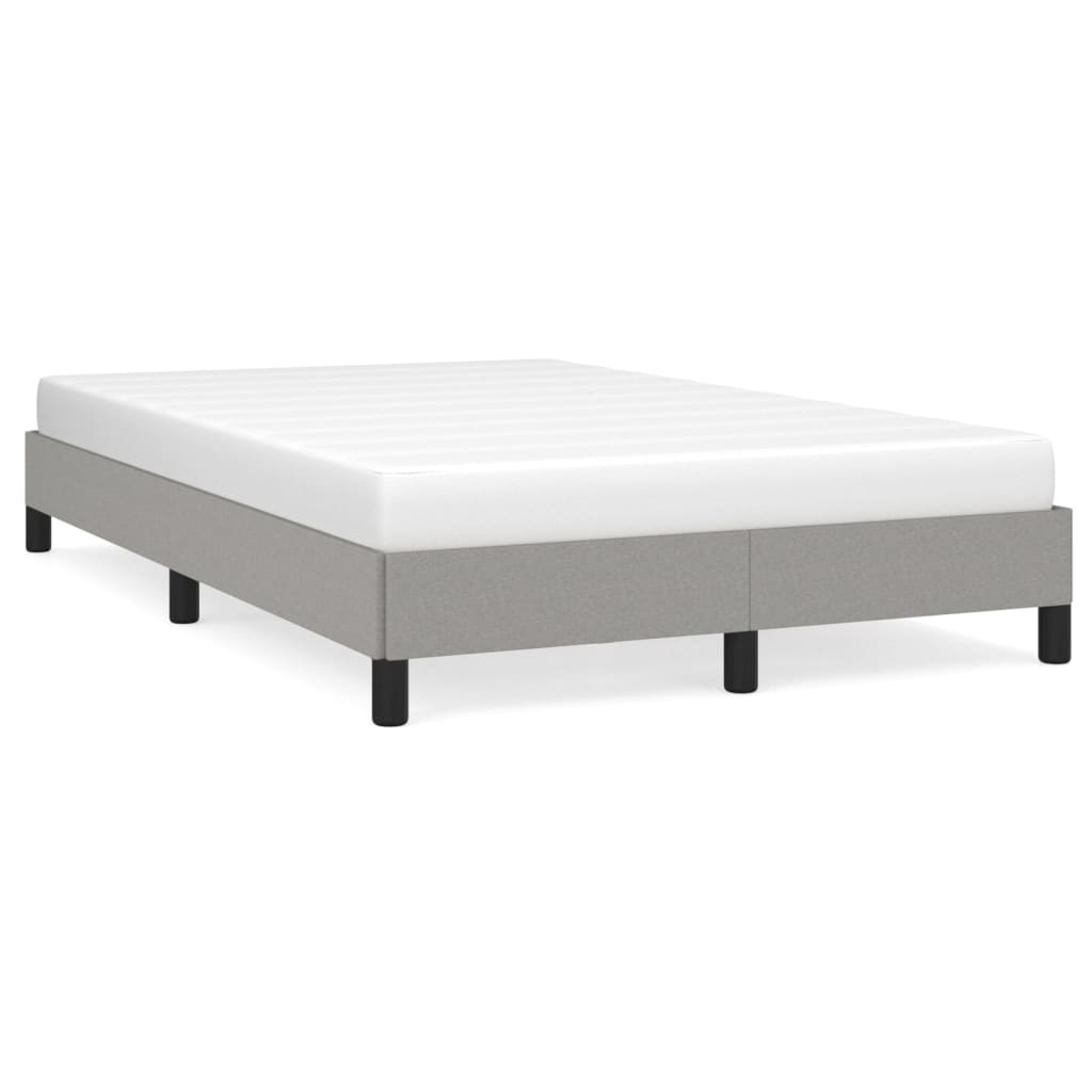 Bedframe zonder matras 120x190 cm stof lichtgrijs is nu te koop bij PeponiXL, paradijselijk wonen!