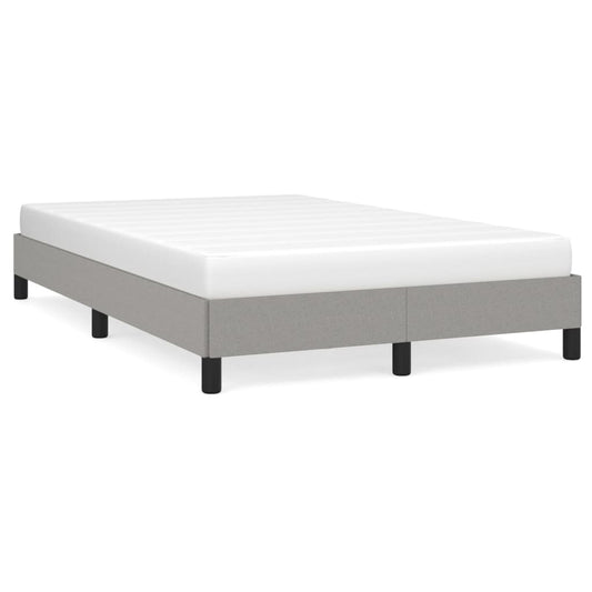 Bedframe zonder matras 120x190 cm stof lichtgrijs is nu te koop bij PeponiXL, paradijselijk wonen!