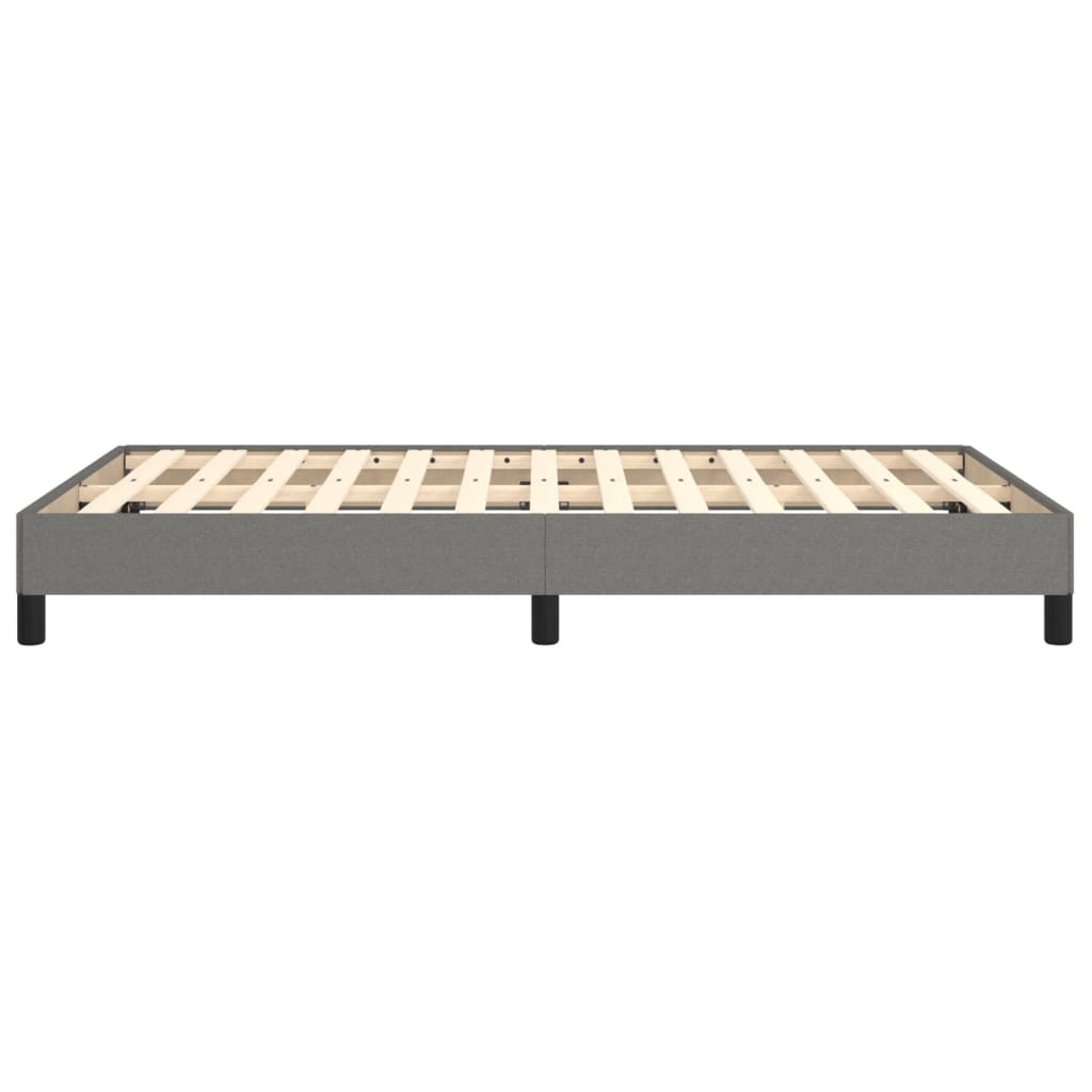 Bedframe zonder matras 120x190 cm stof donkergrijs is nu te koop bij PeponiXL, paradijselijk wonen!
