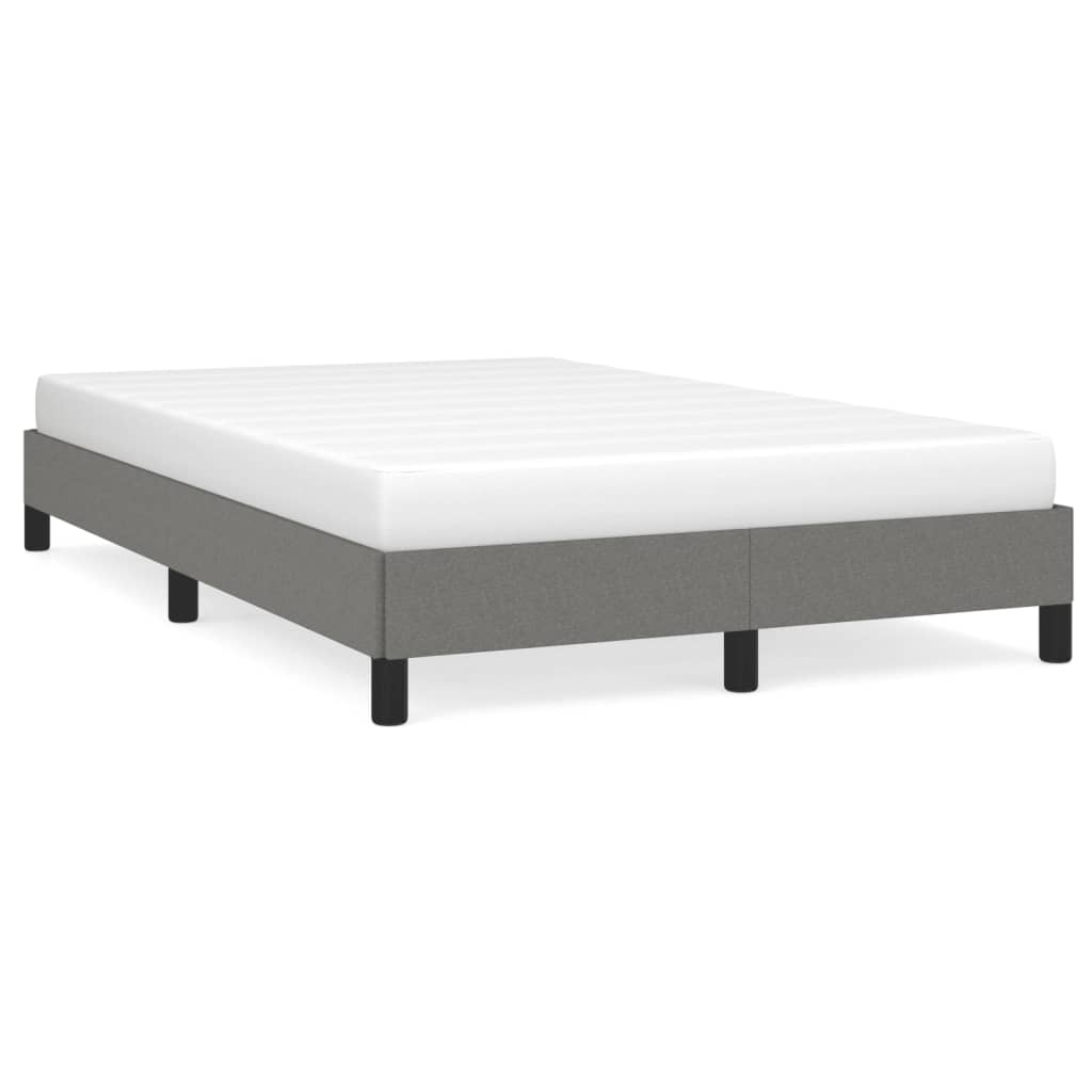 Bedframe zonder matras 120x190 cm stof donkergrijs is nu te koop bij PeponiXL, paradijselijk wonen!