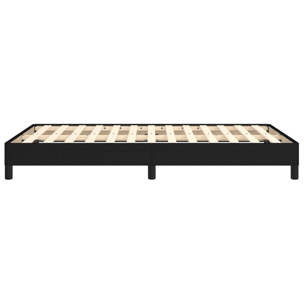 Bedframe zonder matras 120x190 cm stof zwart is nu te koop bij PeponiXL, paradijselijk wonen!