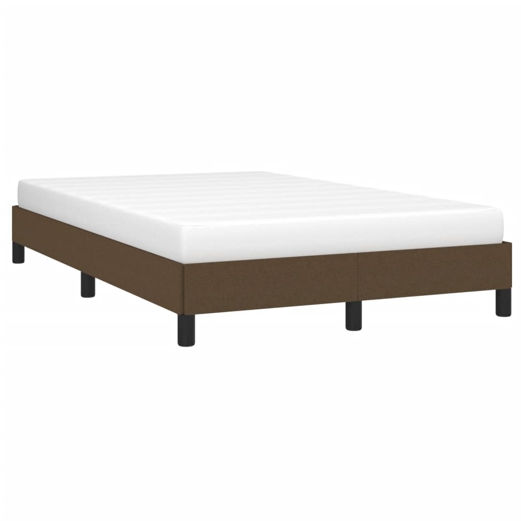 Bedframe zonder matras 120x190 cm stof donkerbruin is nu te koop bij PeponiXL, paradijselijk wonen!