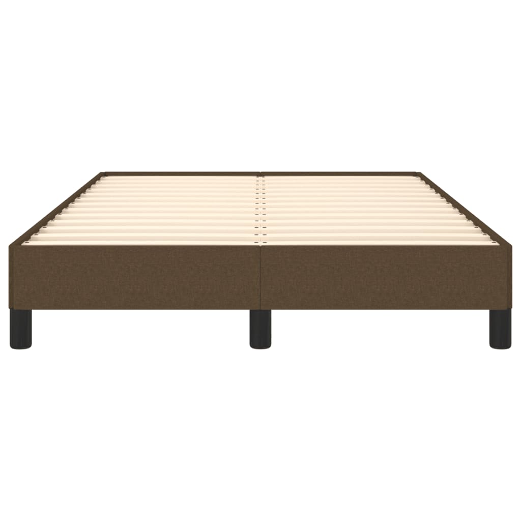 Bedframe zonder matras 120x190 cm stof donkerbruin is nu te koop bij PeponiXL, paradijselijk wonen!