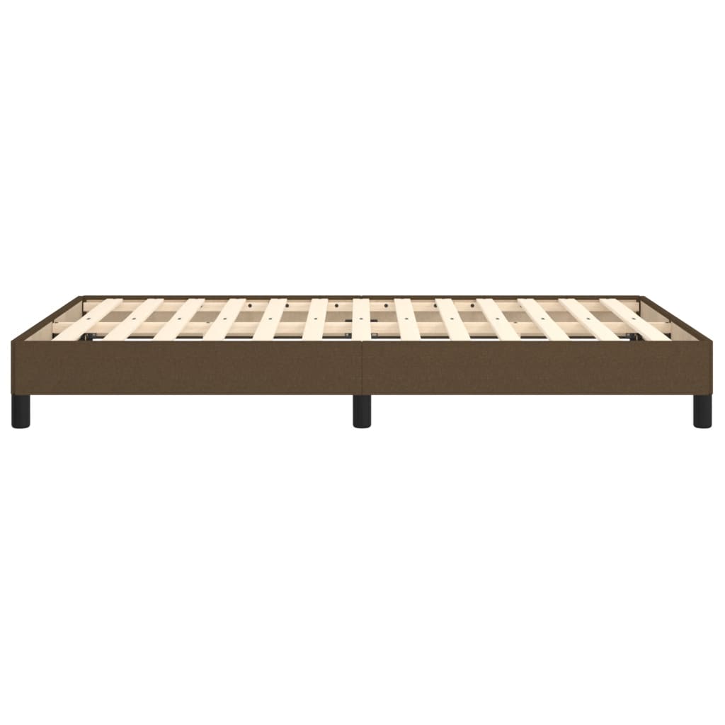 Bedframe zonder matras 120x190 cm stof donkerbruin is nu te koop bij PeponiXL, paradijselijk wonen!