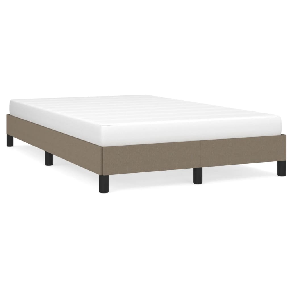 Bedframe zonder matras 120x190 cm stof taupe is nu te koop bij PeponiXL, paradijselijk wonen!