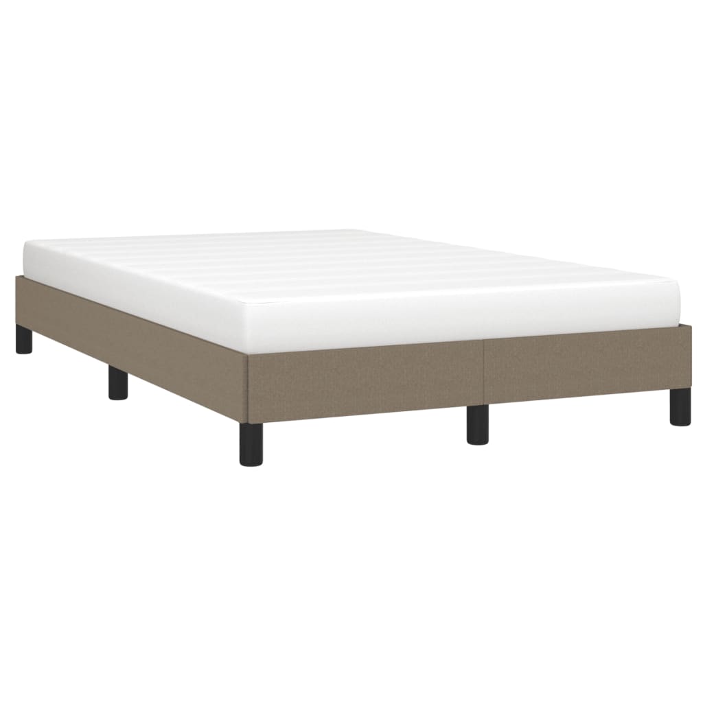 Bedframe zonder matras 120x190 cm stof taupe is nu te koop bij PeponiXL, paradijselijk wonen!