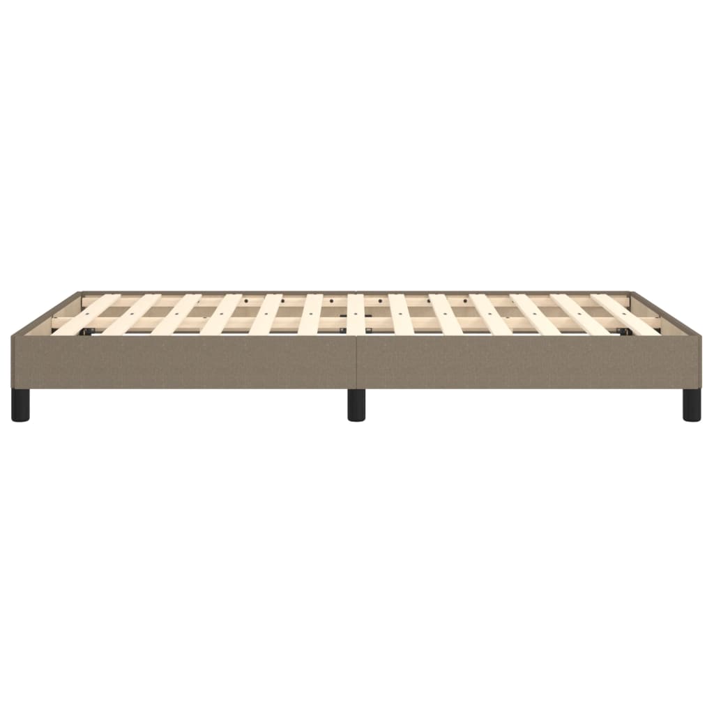 Bedframe zonder matras 120x190 cm stof taupe is nu te koop bij PeponiXL, paradijselijk wonen!