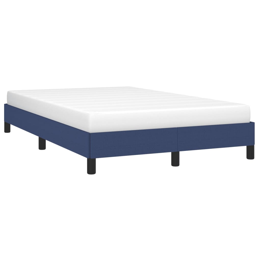 Bedframe zonder matras 120x190 cm stof blauw is nu te koop bij PeponiXL, paradijselijk wonen!