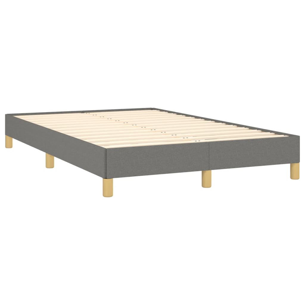 Bedframe zonder matras 120x190 cm stof donkergrijs is nu te koop bij PeponiXL, paradijselijk wonen!