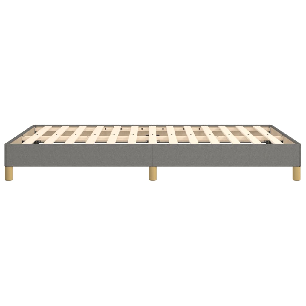 Bedframe zonder matras 120x190 cm stof donkergrijs is nu te koop bij PeponiXL, paradijselijk wonen!