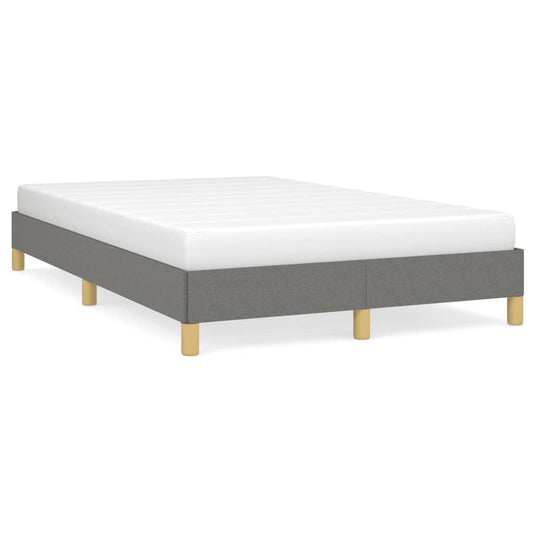 Bedframe zonder matras 120x190 cm stof donkergrijs is nu te koop bij PeponiXL, paradijselijk wonen!