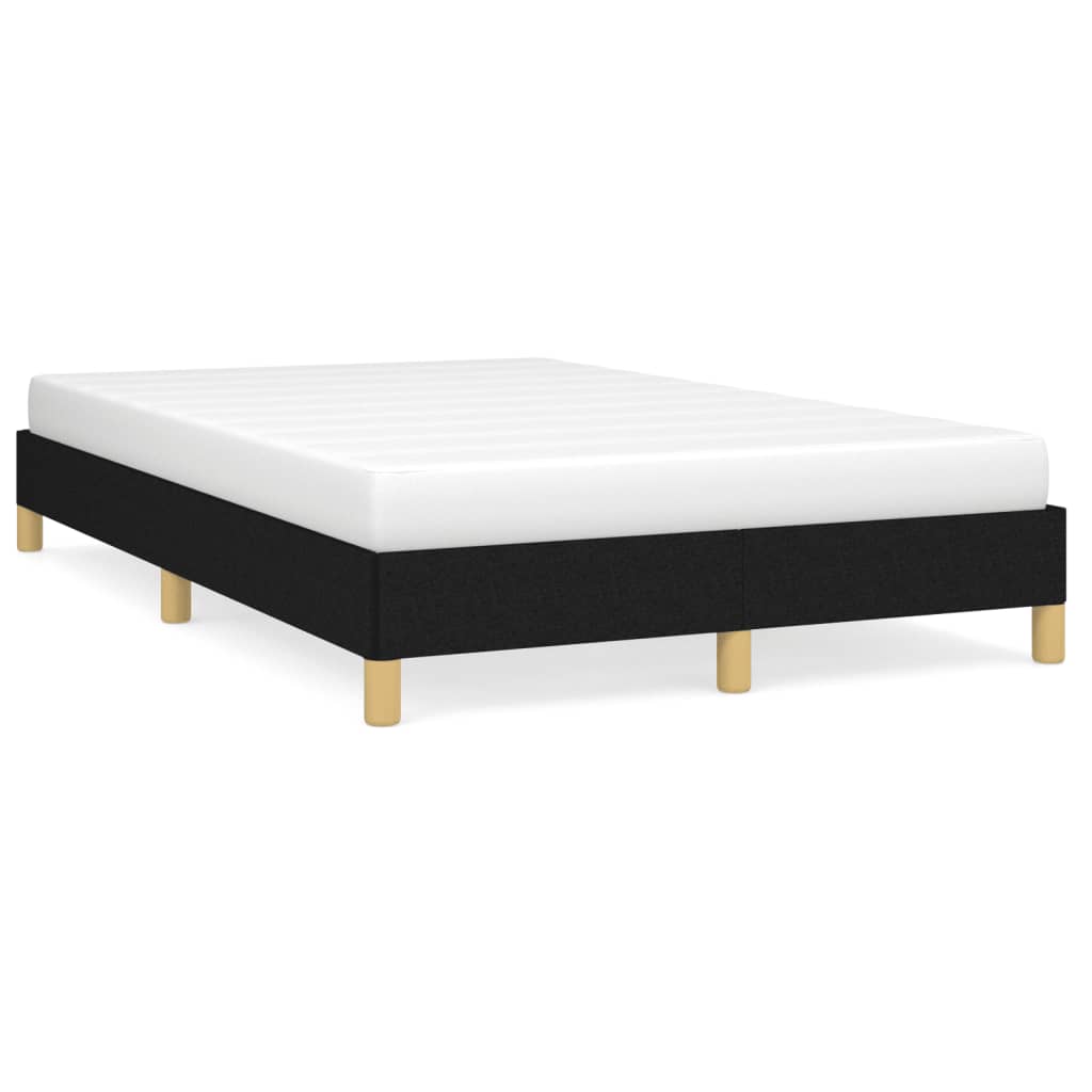 Bedframe zonder matras 120x190 cm stof zwart is nu te koop bij PeponiXL, paradijselijk wonen!