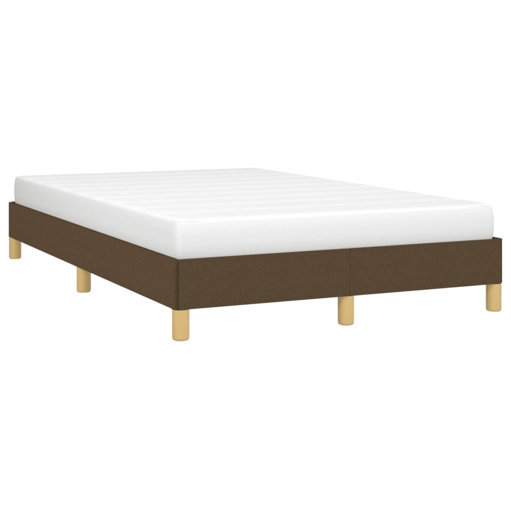 Bedframe zonder matras 120x190 cm stof donkerbruin is nu te koop bij PeponiXL, paradijselijk wonen!
