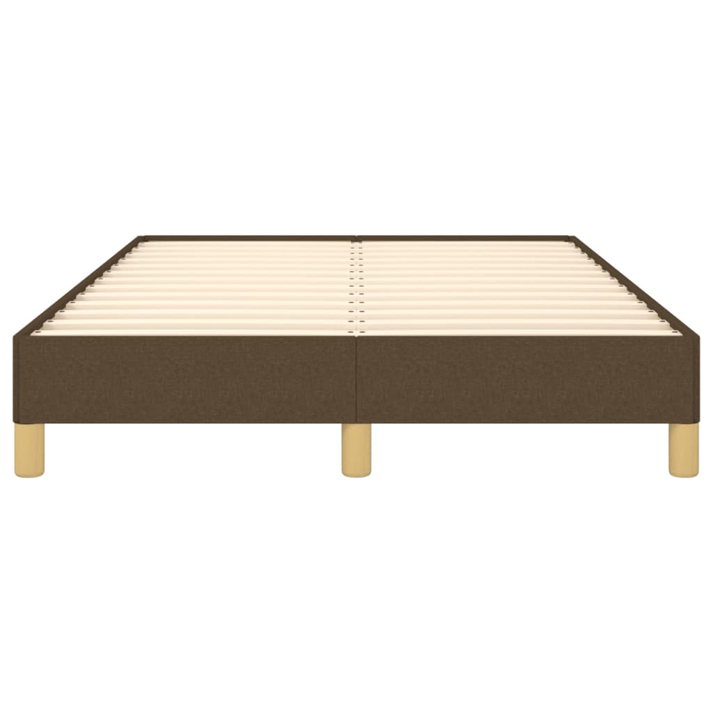 Bedframe zonder matras 120x190 cm stof donkerbruin is nu te koop bij PeponiXL, paradijselijk wonen!