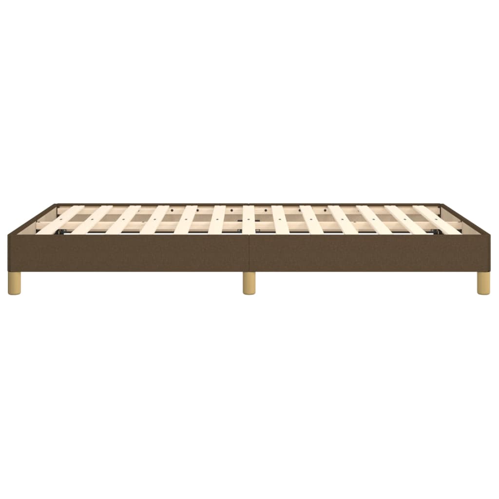 Bedframe zonder matras 120x190 cm stof donkerbruin is nu te koop bij PeponiXL, paradijselijk wonen!