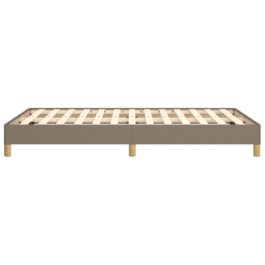 Bedframe zonder matras 120x190 cm stof taupe is nu te koop bij PeponiXL, paradijselijk wonen!
