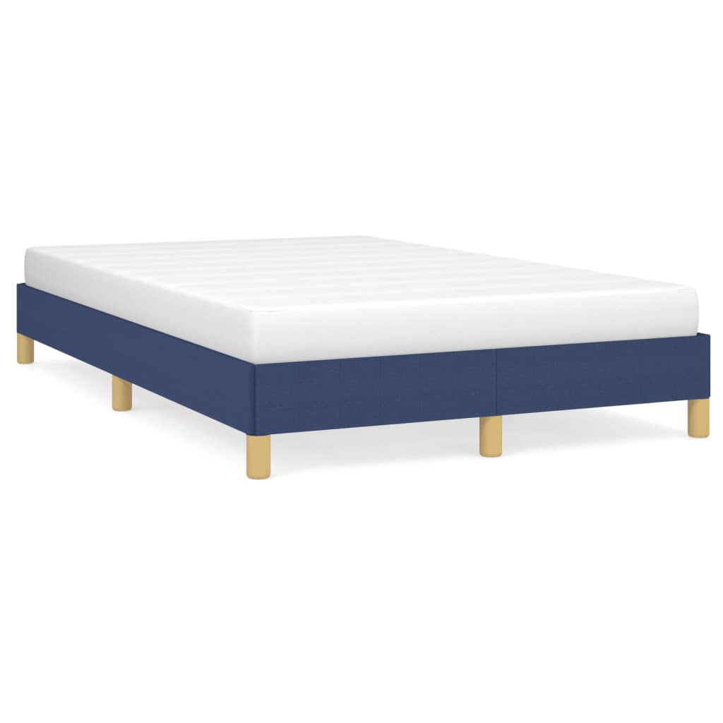Bedframe zonder matras 120x190 cm stof blauw is nu te koop bij PeponiXL, paradijselijk wonen!