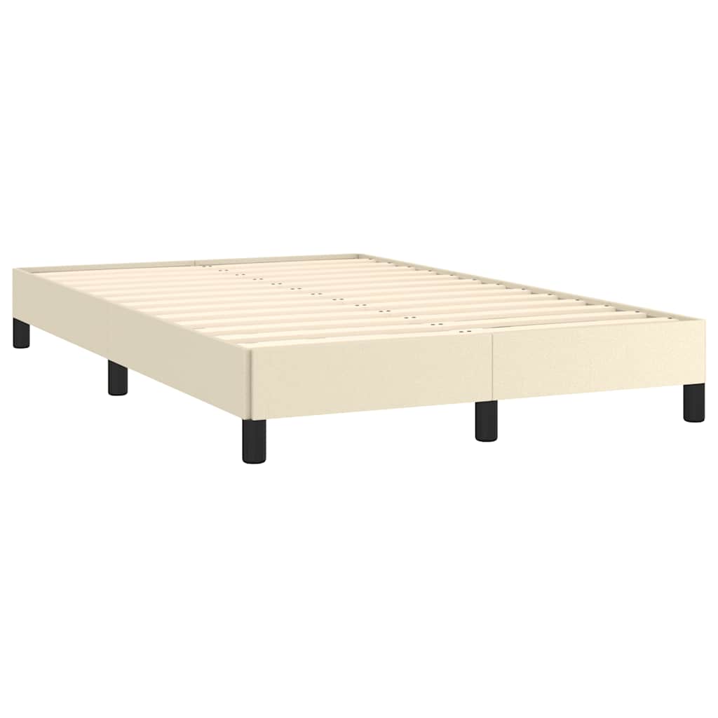 Bedframe zonder matras 120x190 cm kunstleer crème is nu te koop bij PeponiXL, paradijselijk wonen!