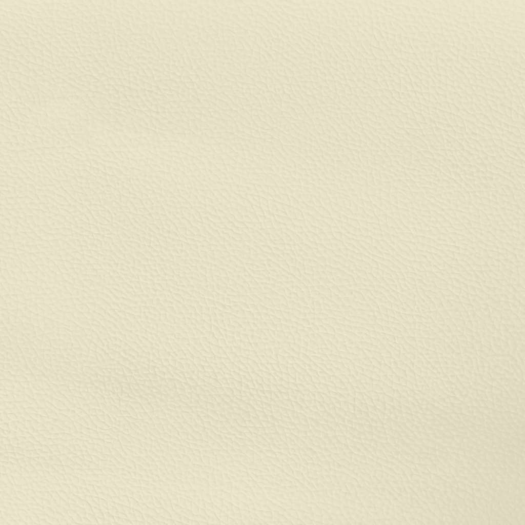 Bedframe zonder matras 120x190 cm kunstleer crème is nu te koop bij PeponiXL, paradijselijk wonen!