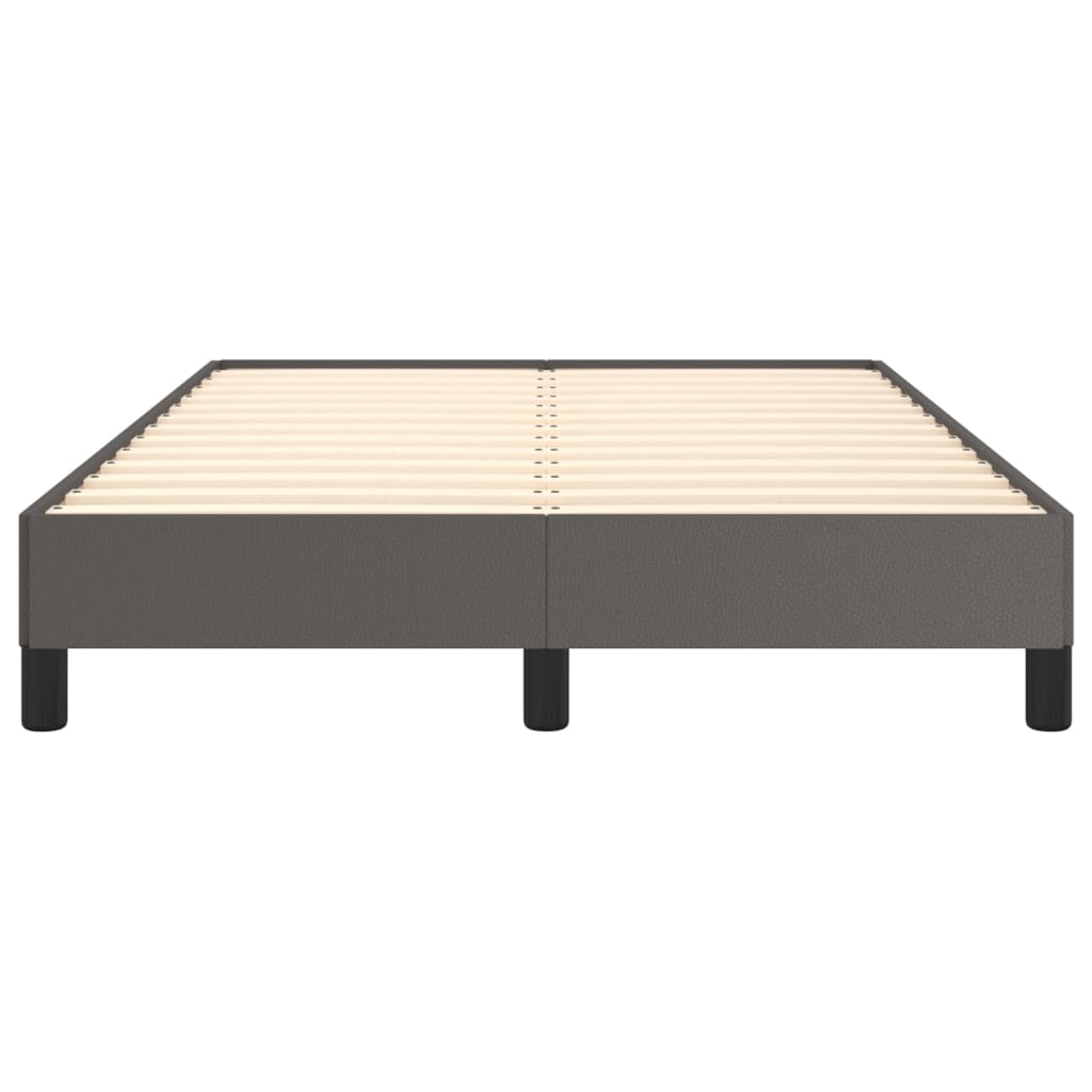 Bedframe zonder matras 120x190 cm kunstleer grijs is nu te koop bij PeponiXL, paradijselijk wonen!