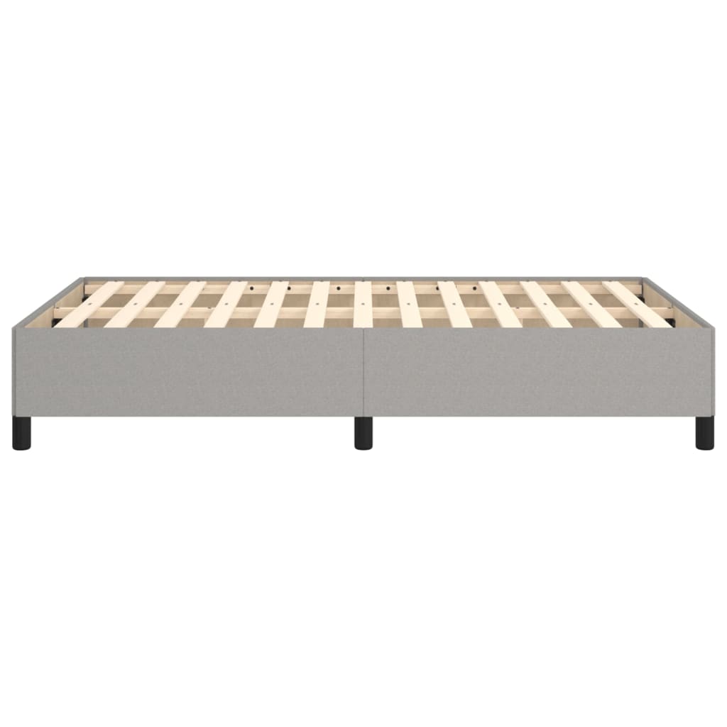 Bedframe zonder matras 120x190 cm stof lichtgrijs is nu te koop bij PeponiXL, paradijselijk wonen!