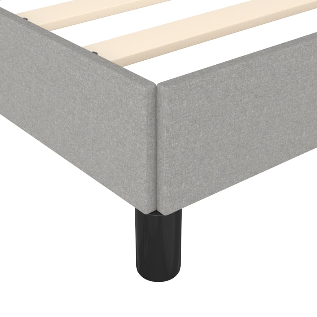 Bedframe zonder matras 120x190 cm stof lichtgrijs is nu te koop bij PeponiXL, paradijselijk wonen!