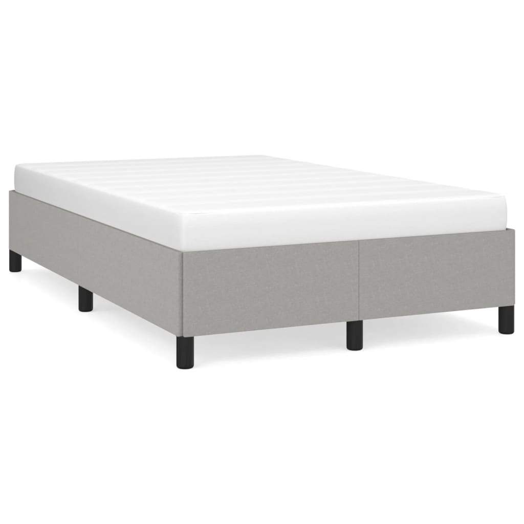 Bedframe zonder matras 120x190 cm stof lichtgrijs is nu te koop bij PeponiXL, paradijselijk wonen!