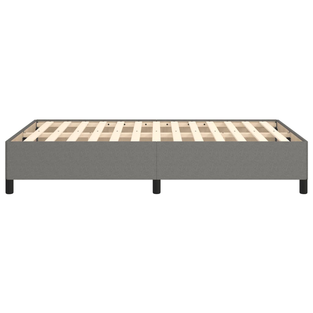 Bedframe zonder matras 120x190 cm stof donkergrijs is nu te koop bij PeponiXL, paradijselijk wonen!