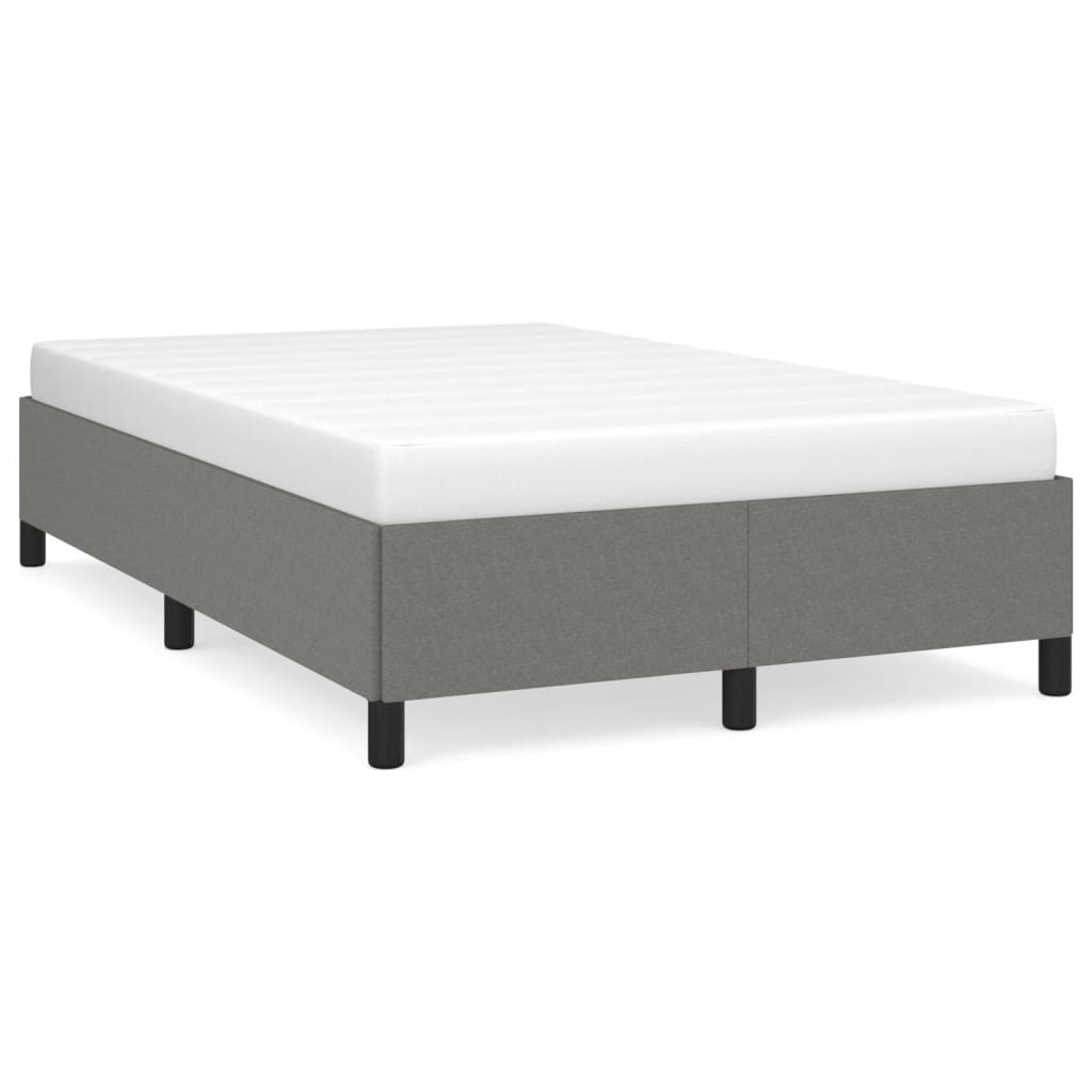 Bedframe zonder matras 120x190 cm stof donkergrijs is nu te koop bij PeponiXL, paradijselijk wonen!
