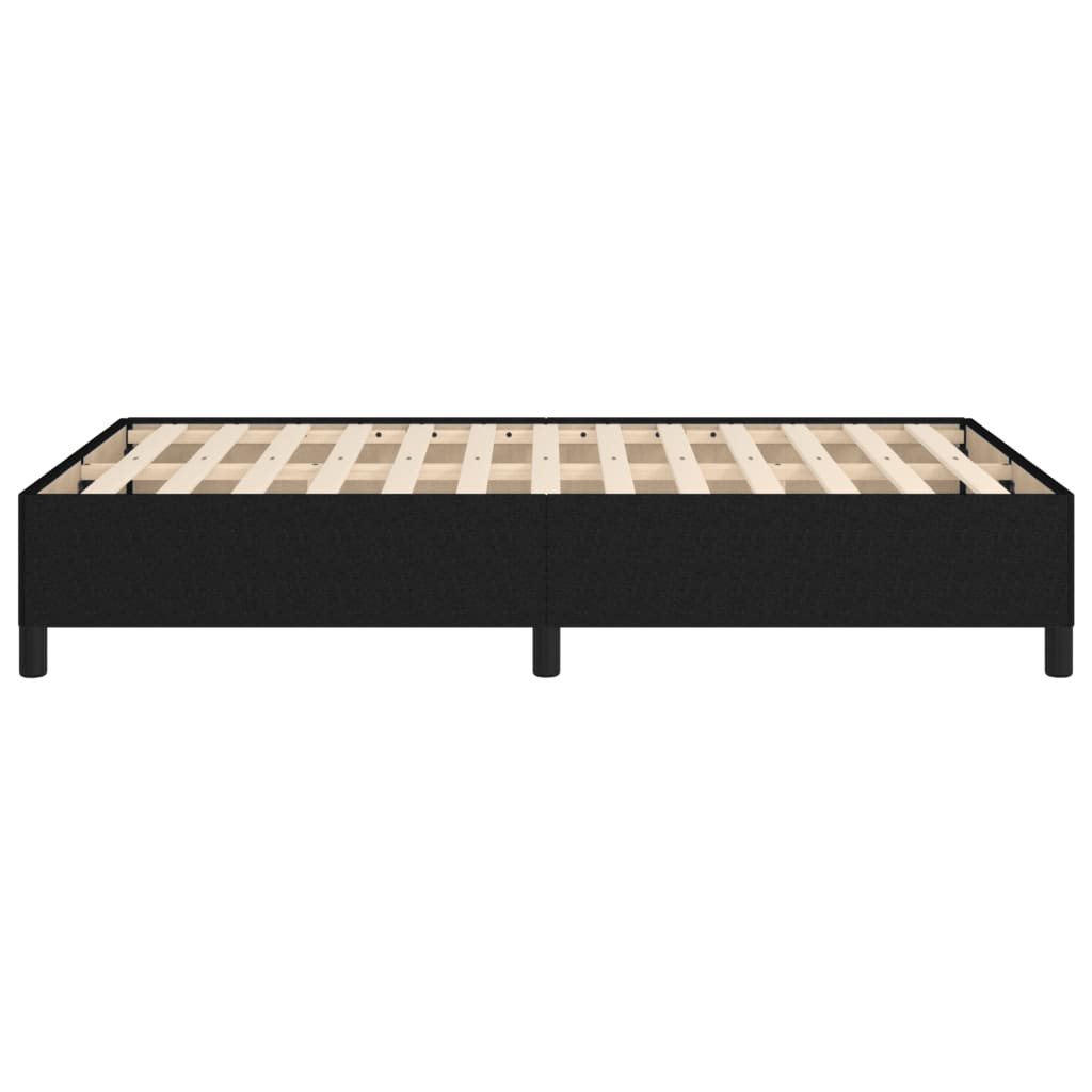 Bedframe zonder matras 120x190 cm stof zwart is nu te koop bij PeponiXL, paradijselijk wonen!
