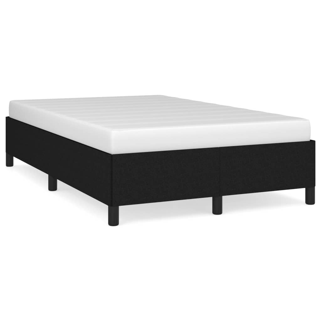 Bedframe zonder matras 120x190 cm stof zwart is nu te koop bij PeponiXL, paradijselijk wonen!