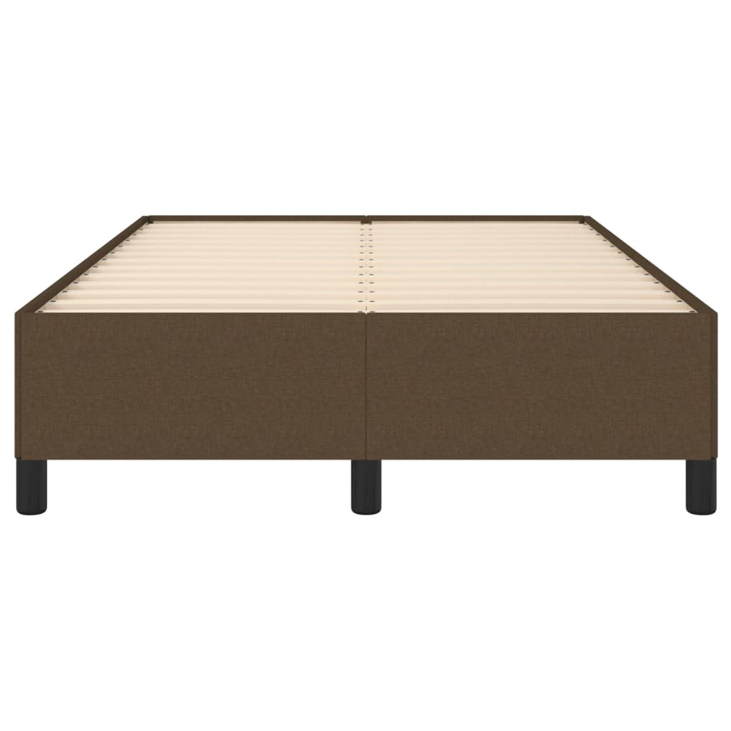 Bedframe zonder matras 120x190 cm stof donkerbruin is nu te koop bij PeponiXL, paradijselijk wonen!