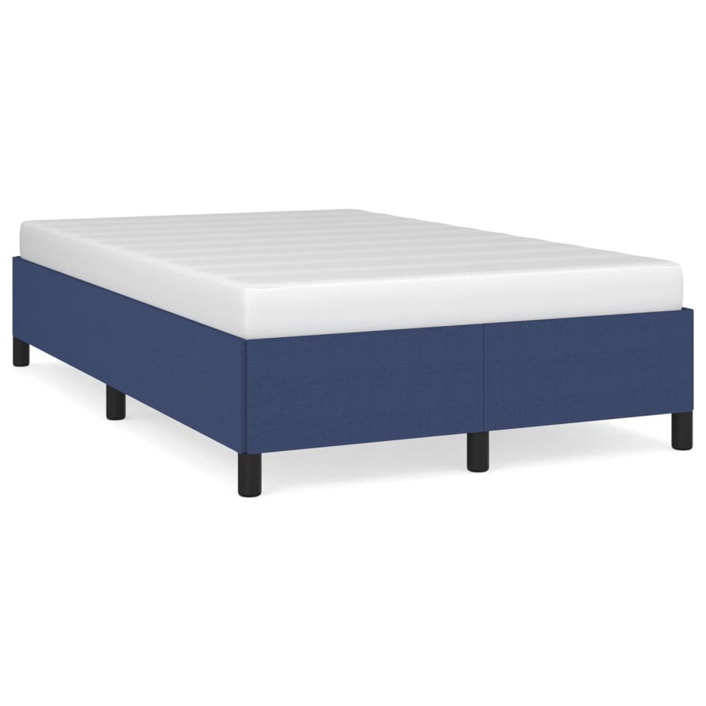 Bedframe zonder matras 120x190 cm stof blauw is nu te koop bij PeponiXL, paradijselijk wonen!