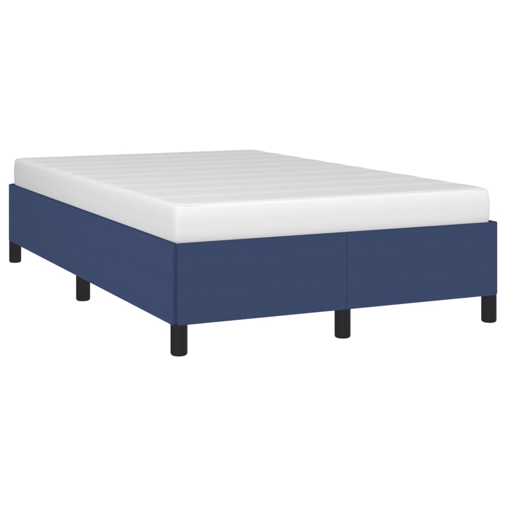 Bedframe zonder matras 120x190 cm stof blauw is nu te koop bij PeponiXL, paradijselijk wonen!