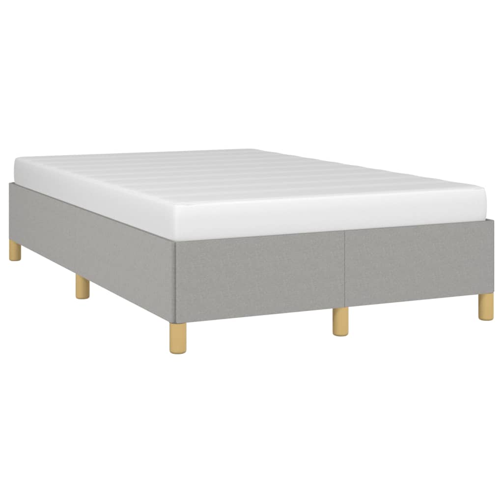 Bedframe zonder matras 120x190 cm stof lichtgrijs is nu te koop bij PeponiXL, paradijselijk wonen!