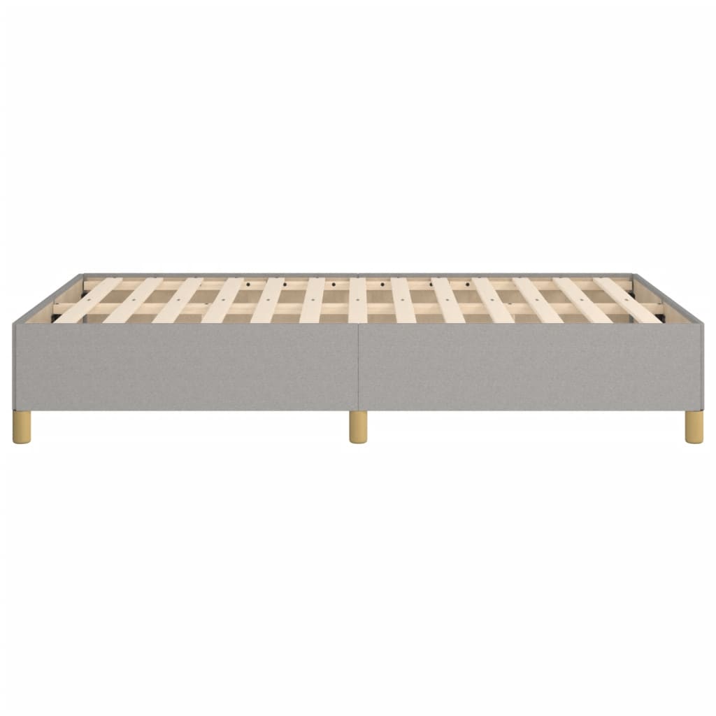 Bedframe zonder matras 120x190 cm stof lichtgrijs is nu te koop bij PeponiXL, paradijselijk wonen!