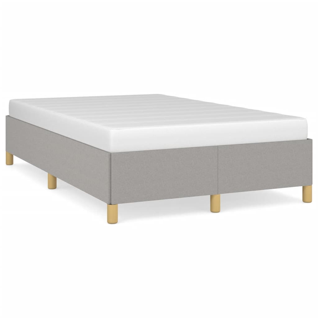 Bedframe zonder matras 120x190 cm stof lichtgrijs is nu te koop bij PeponiXL, paradijselijk wonen!