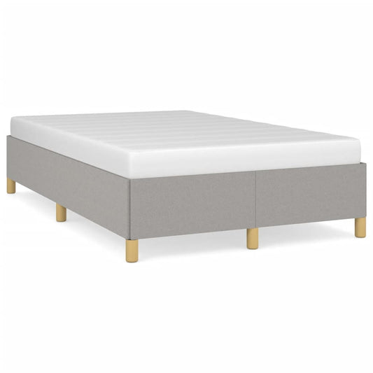 Bedframe zonder matras 120x190 cm stof lichtgrijs is nu te koop bij PeponiXL, paradijselijk wonen!