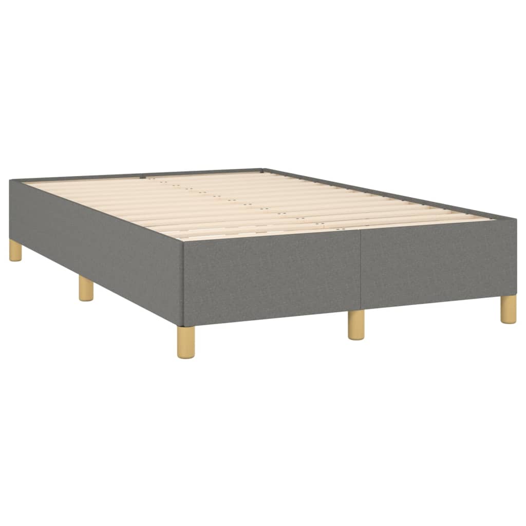 Bedframe zonder matras 120x190 cm stof donkergrijs is nu te koop bij PeponiXL, paradijselijk wonen!