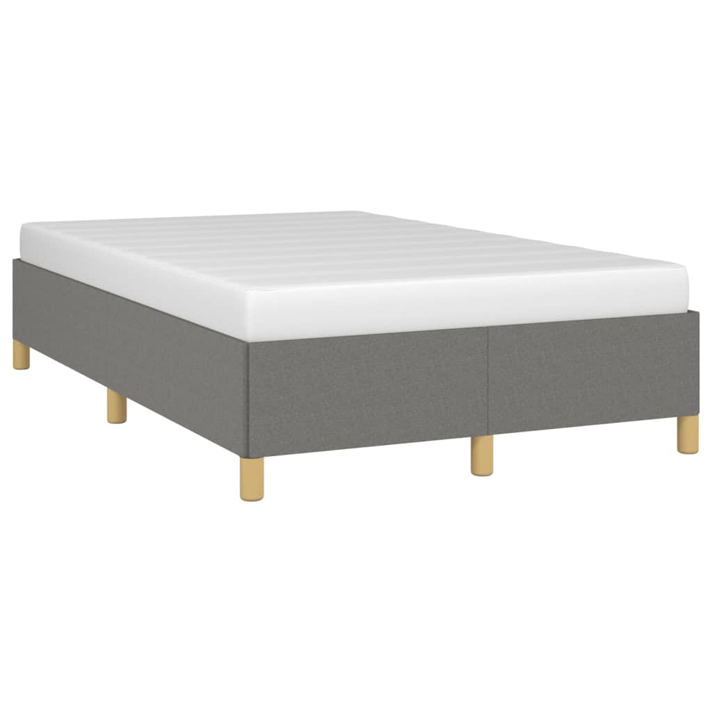 Bedframe zonder matras 120x190 cm stof donkergrijs is nu te koop bij PeponiXL, paradijselijk wonen!