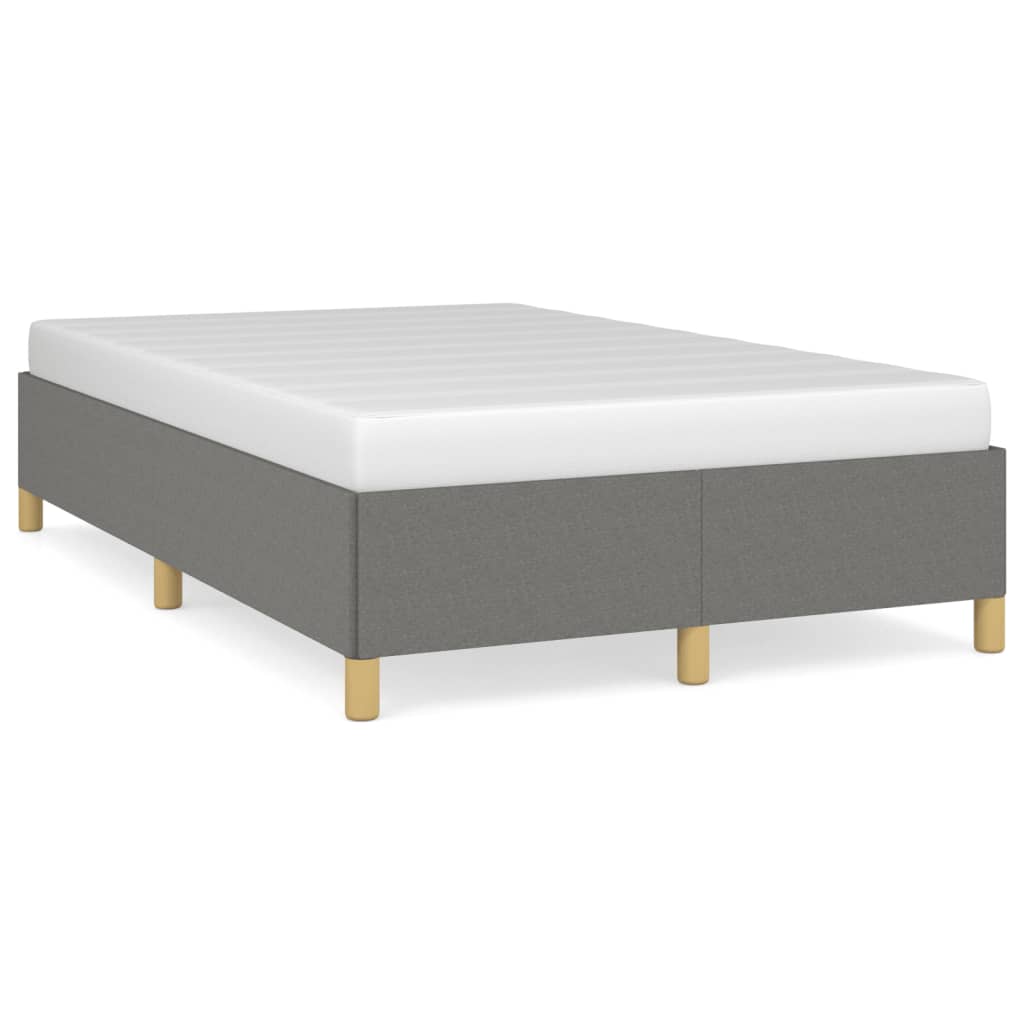 Bedframe zonder matras 120x190 cm stof donkergrijs is nu te koop bij PeponiXL, paradijselijk wonen!