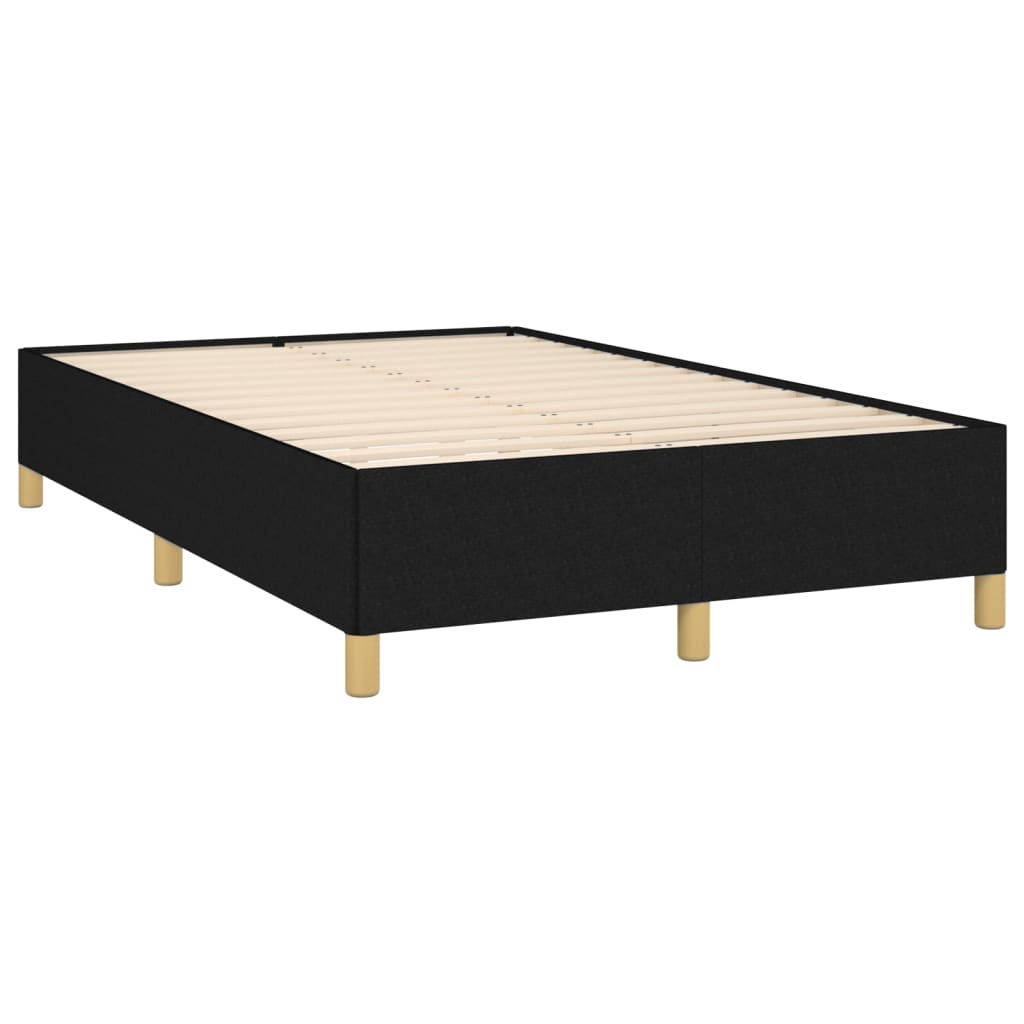 Bedframe zonder matras 120x190 cm stof zwart is nu te koop bij PeponiXL, paradijselijk wonen!