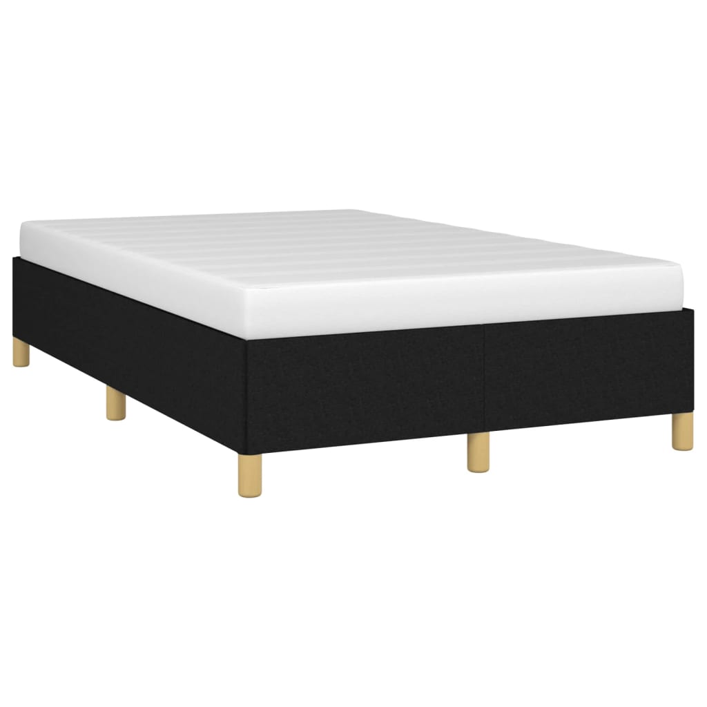 Bedframe zonder matras 120x190 cm stof zwart is nu te koop bij PeponiXL, paradijselijk wonen!