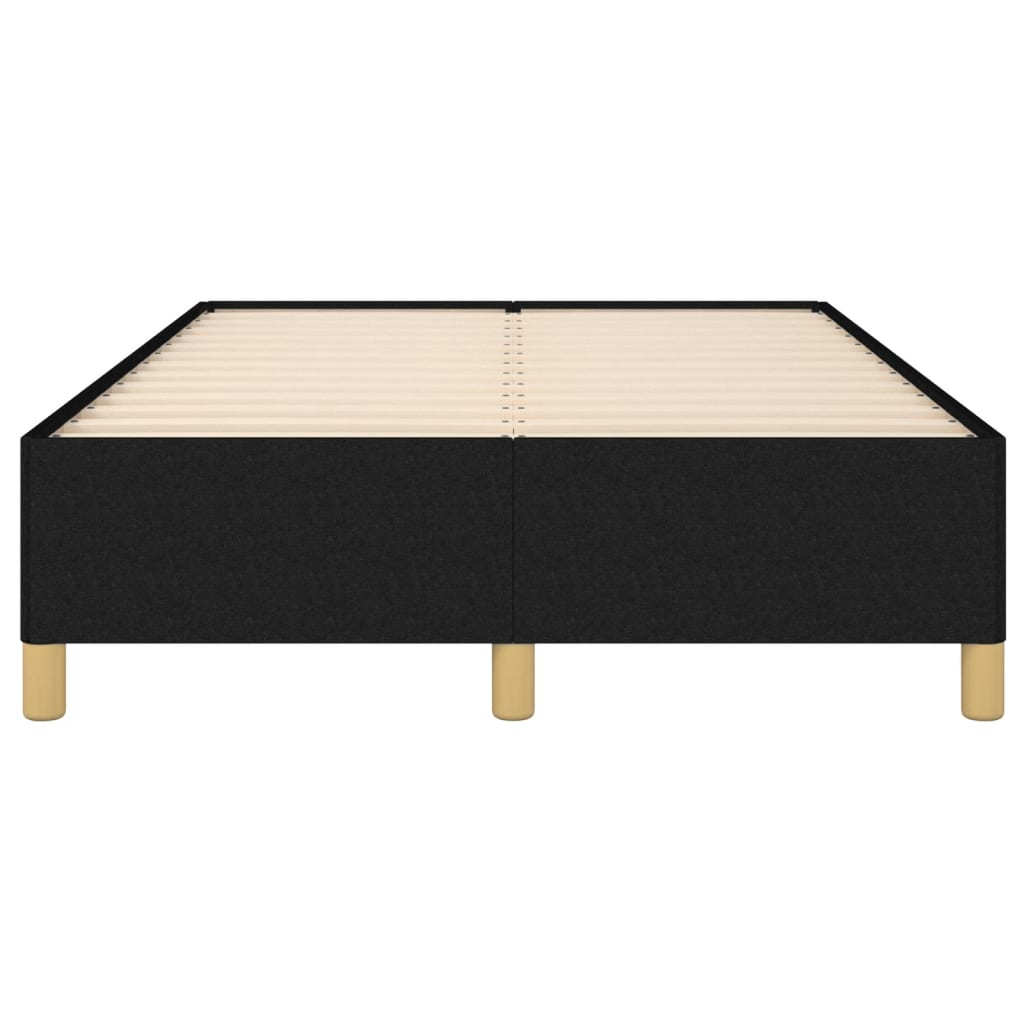 Bedframe zonder matras 120x190 cm stof zwart is nu te koop bij PeponiXL, paradijselijk wonen!