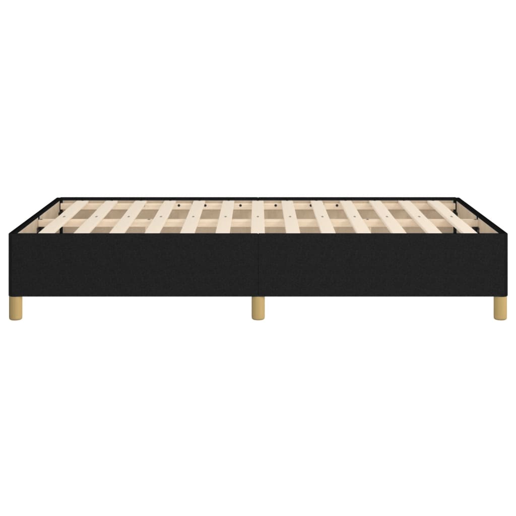 Bedframe zonder matras 120x190 cm stof zwart is nu te koop bij PeponiXL, paradijselijk wonen!